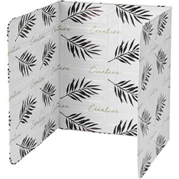 Bloc isolant en aluminium pour cuisine avec protection contre les éclaboussures d'huile - Feuille d'aluminium 1 pièce