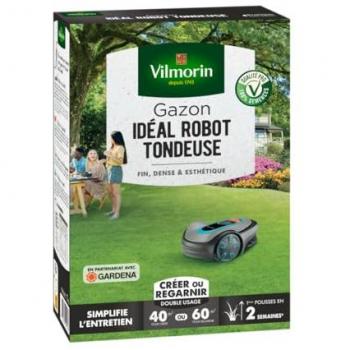 Gazon Idéal Robot Tondeuse Vilmorin 1 kg - Entretien Facile et Résistant pour 40/60m²