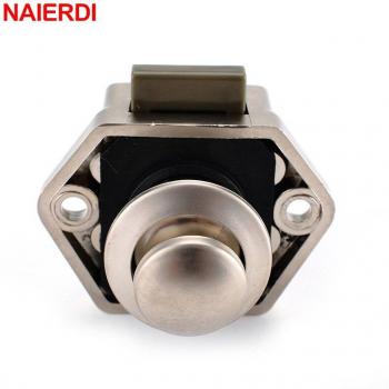 10PCS 20mm Push Lock Button for RVs, Caravans, Boats, Cabinets, and Drawers - Furniture Hardware Latch Locks