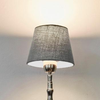 Abat-jour Mitters taupe 12cm avec motif élégant