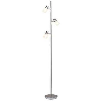Piantana LED Brilliant Lea G32459/77, cromo, 3 luci