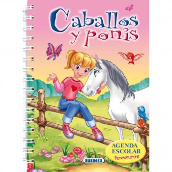 Agenda Escolar Permanente - Caballos y ponis