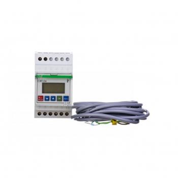 Regulador de temperatura digital CRT-04, rango de 0-60°C, con sonda incluida, I=16A, 3 módulos