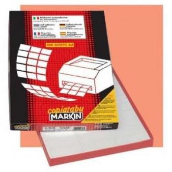 Markin CF3000 Etichette Autoadesive 70x29.7mm Bianco 3000 pezzi