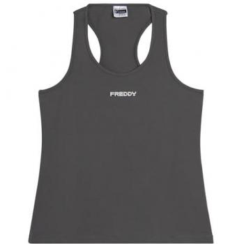 Canotta Donna Jersey Elasticizzato Grigio Medium