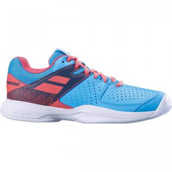 Babolat Mujeres Pulsion Allcourt Zapatillas De Tenis Zapatilla Todas Las Superficies Azul Claro - Rojo 38,5