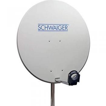 Schwaiger SPI996.0 80 cm Satellite Antenna - Light Grey Steel Reflective Dish