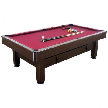 Cougar Saphir 7ft Pool Table with Accessories - Brown/Red