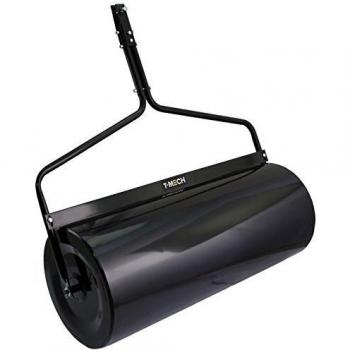 Rouleau de Jardin Tirable 120L en Acier Noir