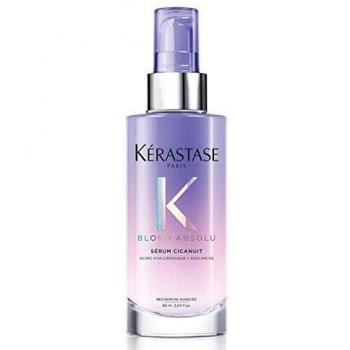Kérastase Blond Absolu Sérum Cicanuit 90ml - Soro regenerador para cabelos loiros, com ácido hialurônico, ideal para hidratação noturna e reparação dos fios