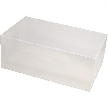 Transparent Stackable and Foldable Shoe Storage Box for Men and Women