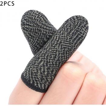 Breathable Non-Slip Sweat-Proof Fiber Gaming Gloves for Mobile/Tablet - 1/2/4 Pcs
