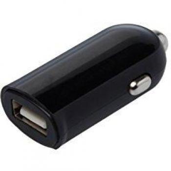 APM France 600255 Chargeur Allume-Cigare USB pour Smartphone/Tablette 2,4 A Noir