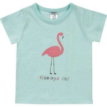 Boley T-Shirt Single-Jersey türkis/rosa Größe 74