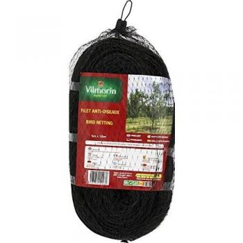 Vilmorin VC00004 Filet Anti-Oiseaux Polyéthylène 5 x 10 m Repousse-pesticides