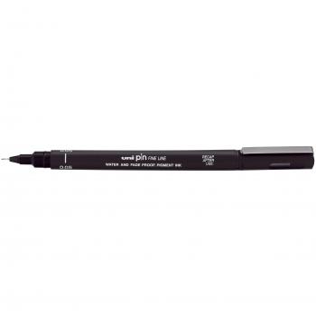 UNI-BALL PIN DRAWING PEN FINELINER ULTRA FINE LINE MARKER 0.05mm BLACK Ink - [Pack of 3]