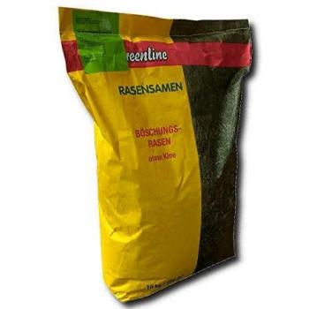 Gazon de Talus Greenline 10 kg - Graines de Graminées, Germination Rapide pour Pentes