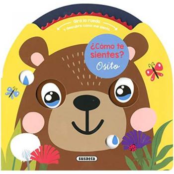 Libro interactivo ¿Cómo Te Sientes? Osito - educativo, para niños, fomenta la inteligencia emocional, ilustraciones coloridas, texto simple y claro, incluye actividades interactivas