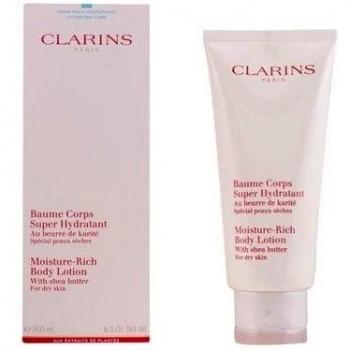 Bálsamo Hidratante Corporal Super Rico com Manteiga de Karité para Peles Secas - 200ml Clarins