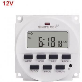 CN101A 12V 24V 110V 240V Digitaler LCD Programmierbarer Energie Timer Lichtwecker