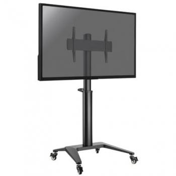 Support de sol Kimex pour TV 37 - 70 hauteur réglable 125-160 cm noir