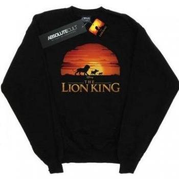 Disney Women's The Lion King Movie Sunset Logo Sweatshirt