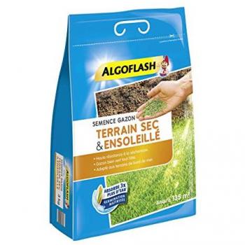 Semences Gazon Méditerranéen Sec Ensoleillé Algoflash 3 Kg