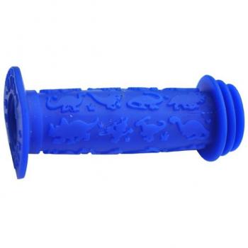 Gripy Max1 - Dětské gripy modré 90mm, ergonomický design pro pohodlné uchopení, protiskluzový povrch, snadná instalace na řídítka
