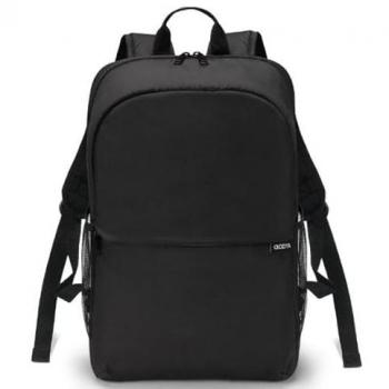 Zaino DICOTA ONE per Notebook 17,3 in Poliestere Riciclato Nero con Tasche Laterali e Spallacci Imbottiti