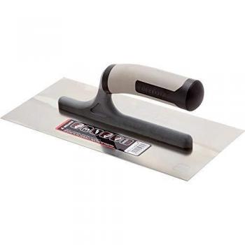 Bellota 5864 BIM INOX Llana acero inoxidable mango abierto bimaterial, 280x120 mm, Gris, 0