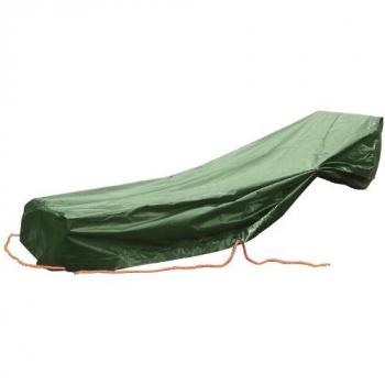 Rainexo Wetterschutzhülle Hochreißfest für 1 Gartenliege, 1.85 x 1.15 x 0.68 m, Grün, UV beständig 5 Jahre