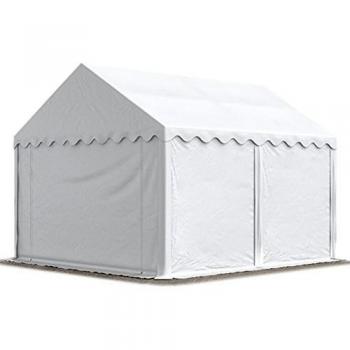 3x4 m Waterproof PVC Storage Tent - TOOLPORT 700 N White