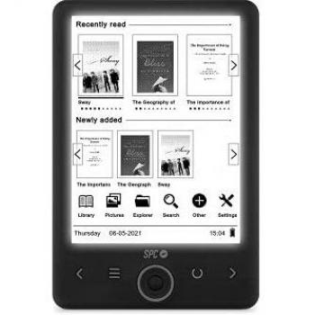 SPC Dickens Light 2 - E-book 6 com Tinta Electrónica, Retroiluminado, 8GB e MicroSD