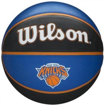 Ballon de basket en gomme unisexe Wilson NBA Tribute New York Knicks Taille 7 bleu