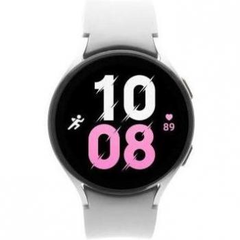 Samsung Galaxy Watch 5 LTE 44mm Silber - Smartwatch mit Fitness-Tracking-Funktionen, Graphit, Deutsche Version (SM-R915FZSADBT)