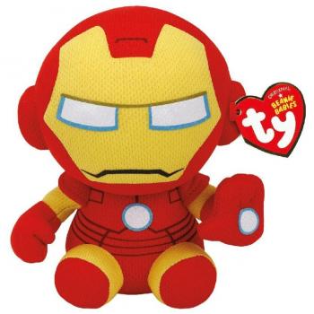 Peluche Iron Man 15 cm - Beanie Babies Marvel TY