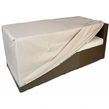 Cov'Up Housse de Protection de canapé de Jardin 130 x 75 x 60 cm, Taupe