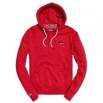 Superdry Herren Sweatshirt Orange Label Classic Overhead Größe M, Farbe Rot
