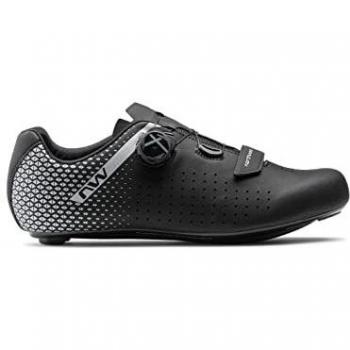 Chaussures de vélo de course Northwave Core Plus 2 homme noir/argenté - taille 38