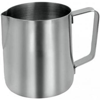 Metaltex Milchkrug 600ml aus Edelstahl, Silber, 13 x 10 x 11 cm