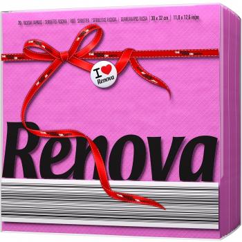 Renova Servilletas de papel Red Label Fucsia - 70 servilletas