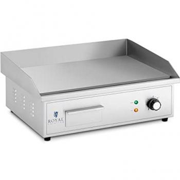 Plancha eléctrica fry-top 530 x 350 mm Royal Catering lisa 3000 W