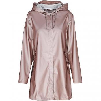 Rains A-line Waterproof Jacket - Rose Metallic - Women's Size L