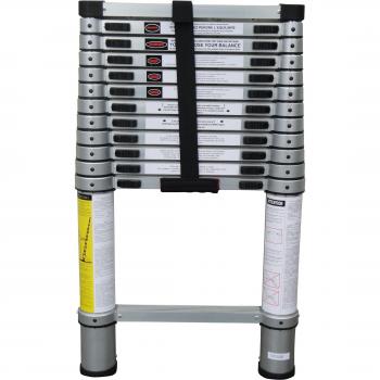 ELEM TECHNIC BXNTECH380-13 Echelle Télescopique, Gris