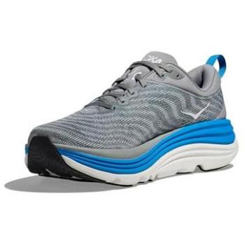 HOKA Gaviota 5 Men's Running Shoes - Limestone/Diva Blue, Size 42 2/3