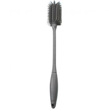 Silicone Long Handle Vacuum Cup and Bottle Cleaner Brush for Kitchen Cleaning