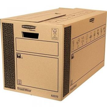Bankers Box 6207002 - Caja de transporte y mudanza, extra grande