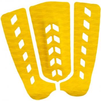 3-Pack Performance EVA Surfboard Traction Pad - Adhesive Deck Grip for Surfing and Skimboarding - Select Color