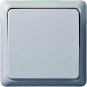 Push Button 1 Make Contact (NO) White, ELSO 502104, 10A, Renovation, Plug-in Terminal, Pure White