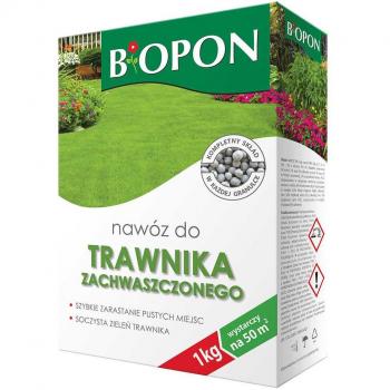 Engrais biologique pour gazon envahi par les mauvaises herbes 1 kg BIOPON